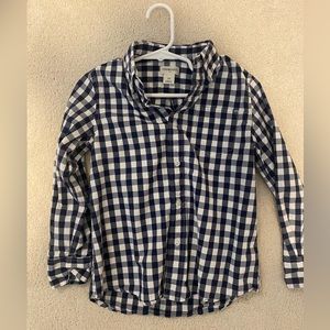 CrewCuts long-sleeve flex patterned shirt